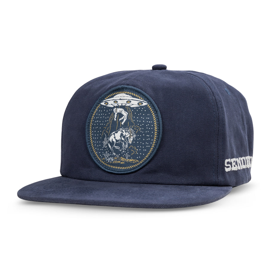 Charros & Aliens Flat Brim Hat