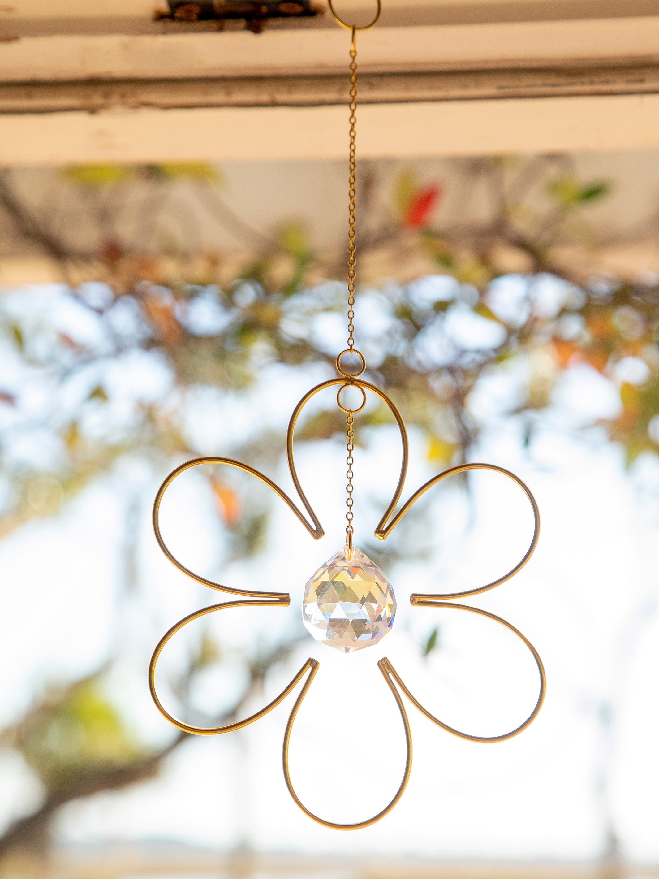 Whimsy Glass Sun Catcher - Flower