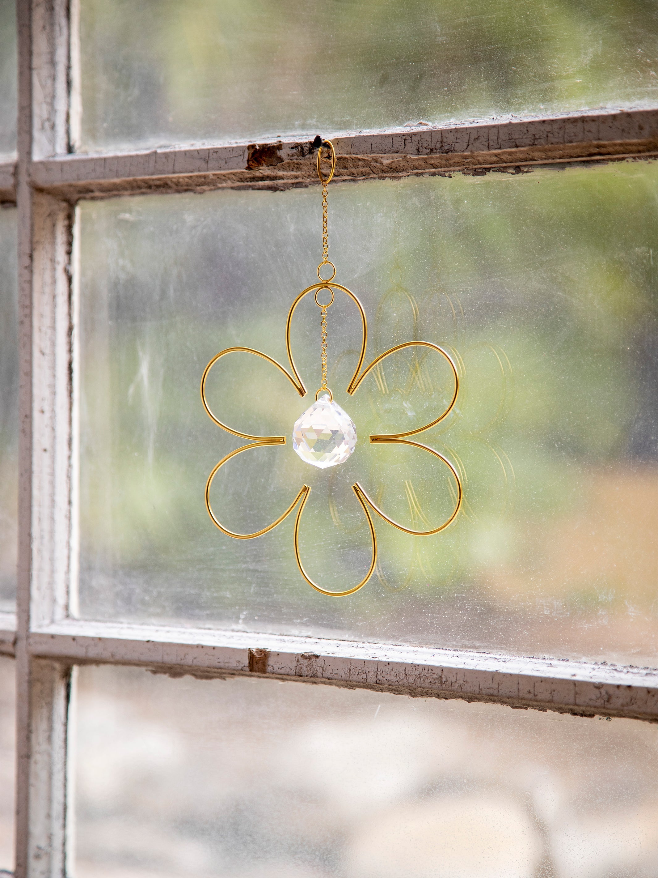 Whimsy Glass Sun Catcher - Flower