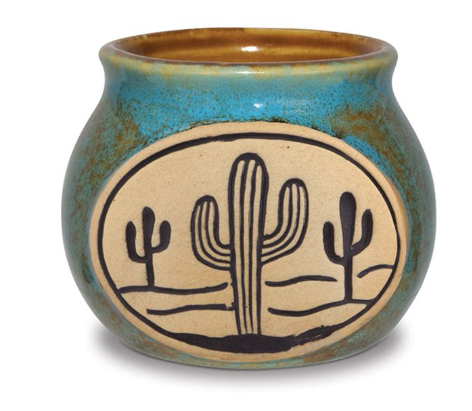 Bean Pot Shot Ceramic Shot Glass - Saguaro