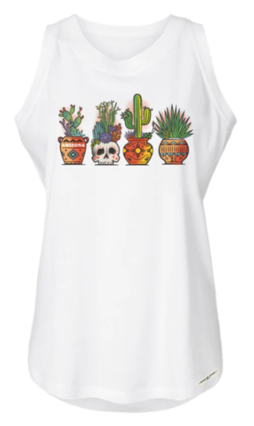 Desert Plantscape Women's Flowy Muscle Tank