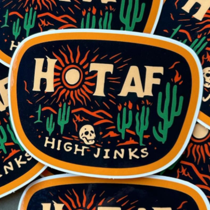 Hot AF Sticker