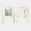 Cactus Bloom Cropped Crewneck