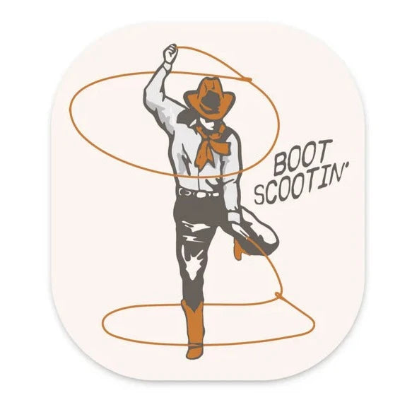 Boot Scootin' Sticker