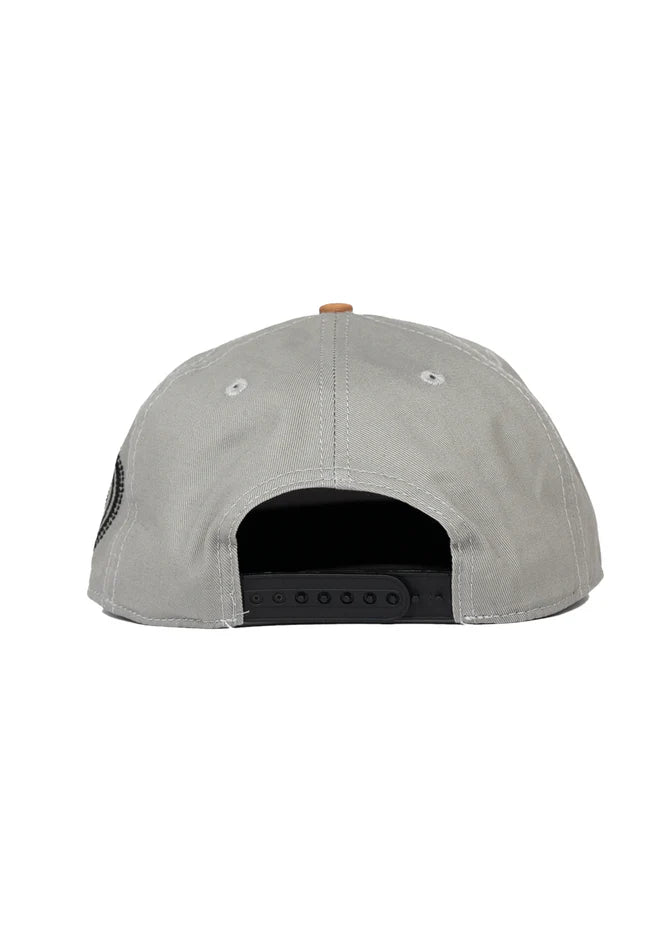 State Forty Eight Snapback Flag Hat | Grey & Black