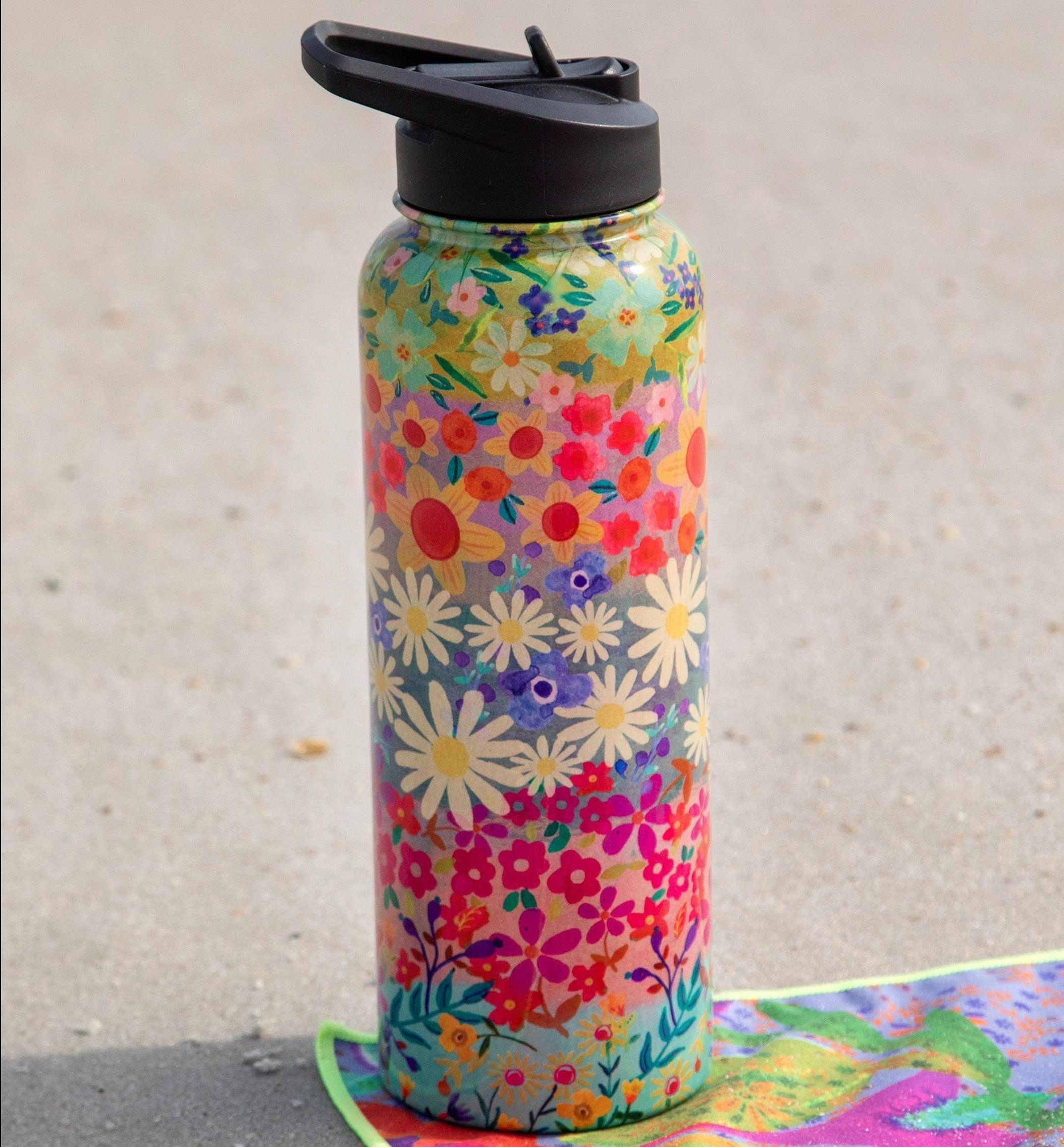 Stainless Steel Water Bottle - Wildflowers