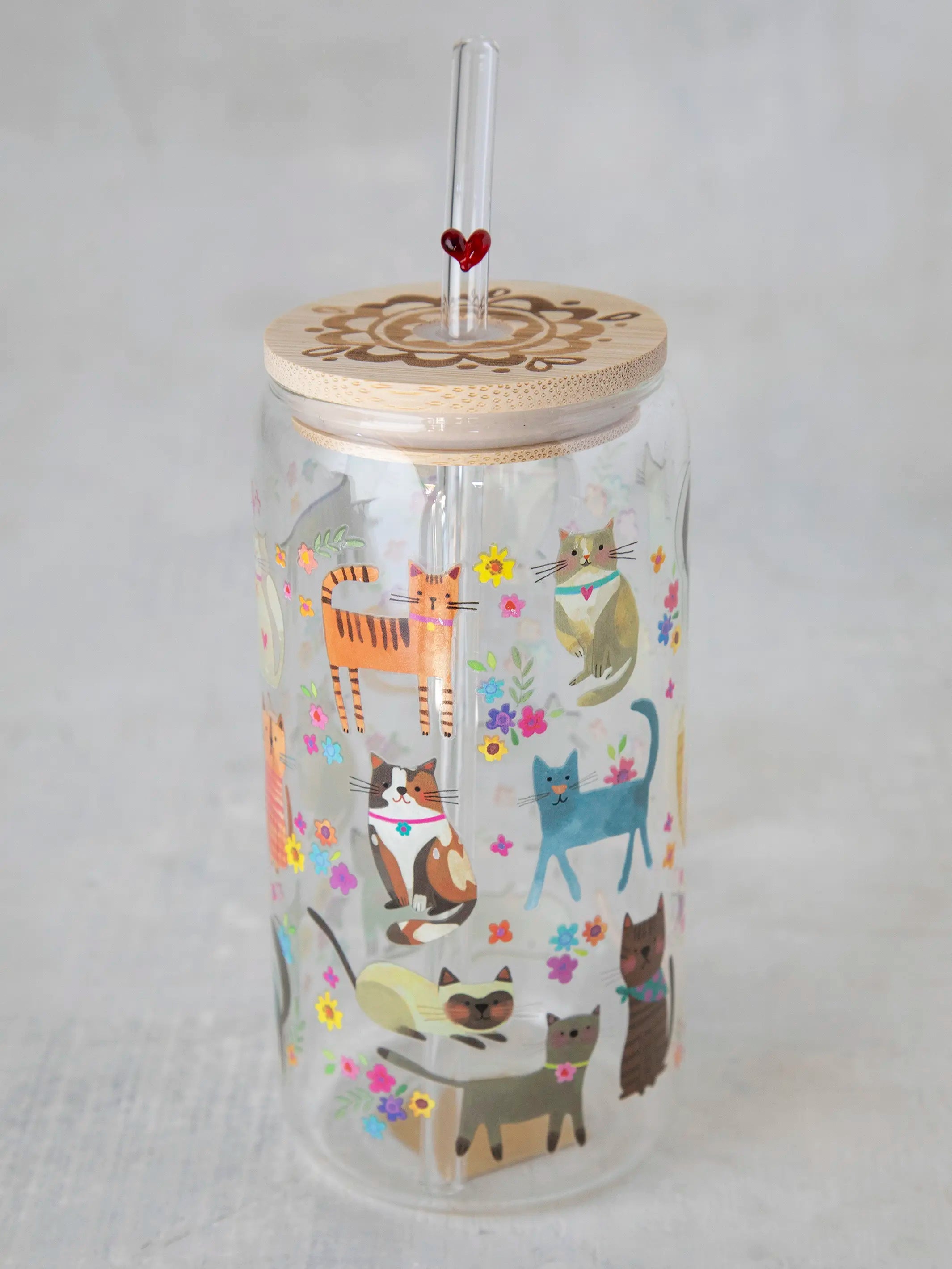 Glass Tumbler - Cats