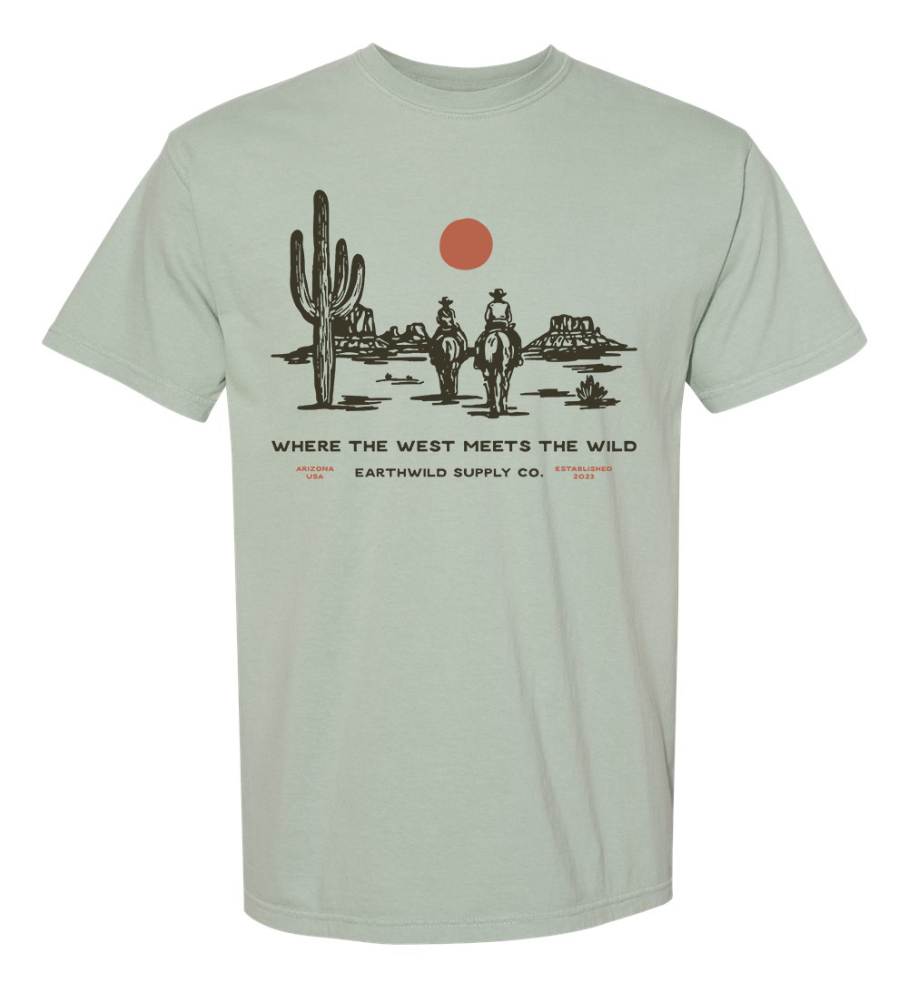 Where The West Meets The Wild Unisex Tee