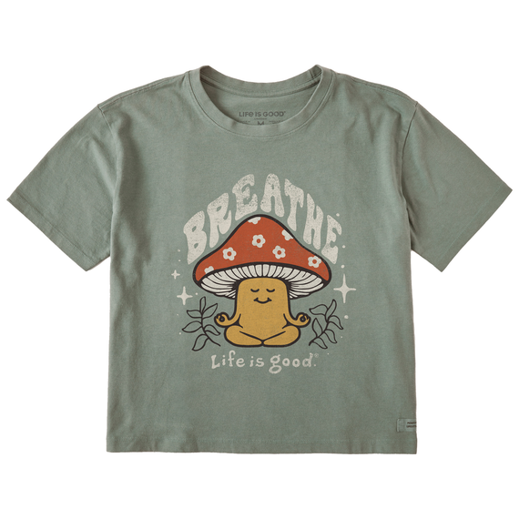 Breathe Mushroom Boxy Tee