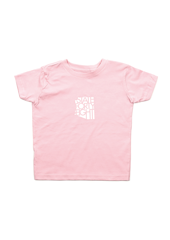 State Forty Eight Toddler Tee - Light Pink