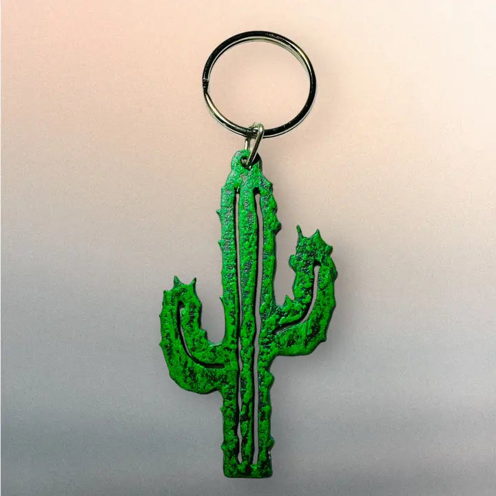 Southwest Cactus Keychain