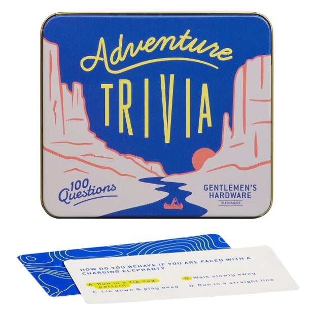 Adventure Trivia 100 Card Game Set