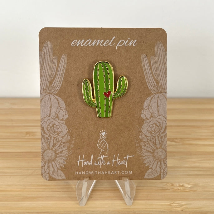 Saguaro Cactus Enamel Pin