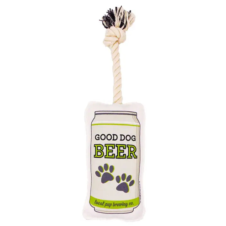 Beer Can Rope Dog Toy