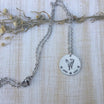 Butterfly Floral Pendant Necklace