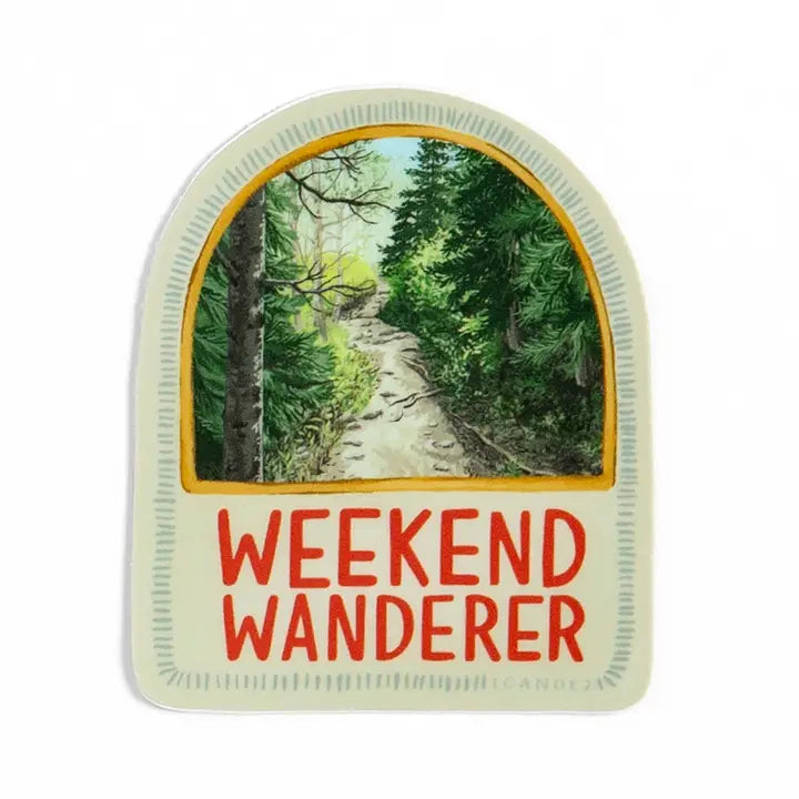 Weekend Wanderer Sticker