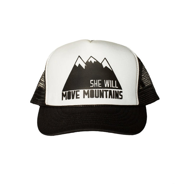 She Will Move Mountains Kids' Trucker Hat