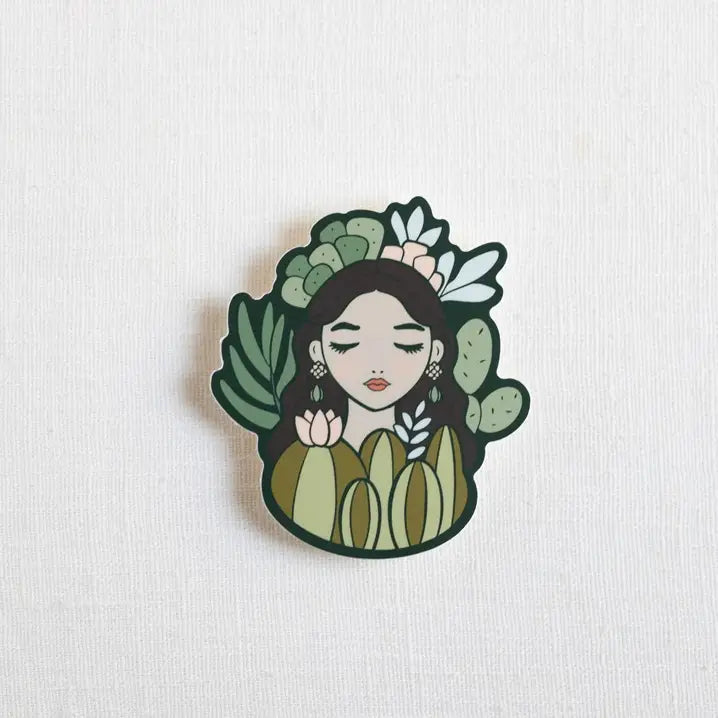 Cacti Queen Sticker