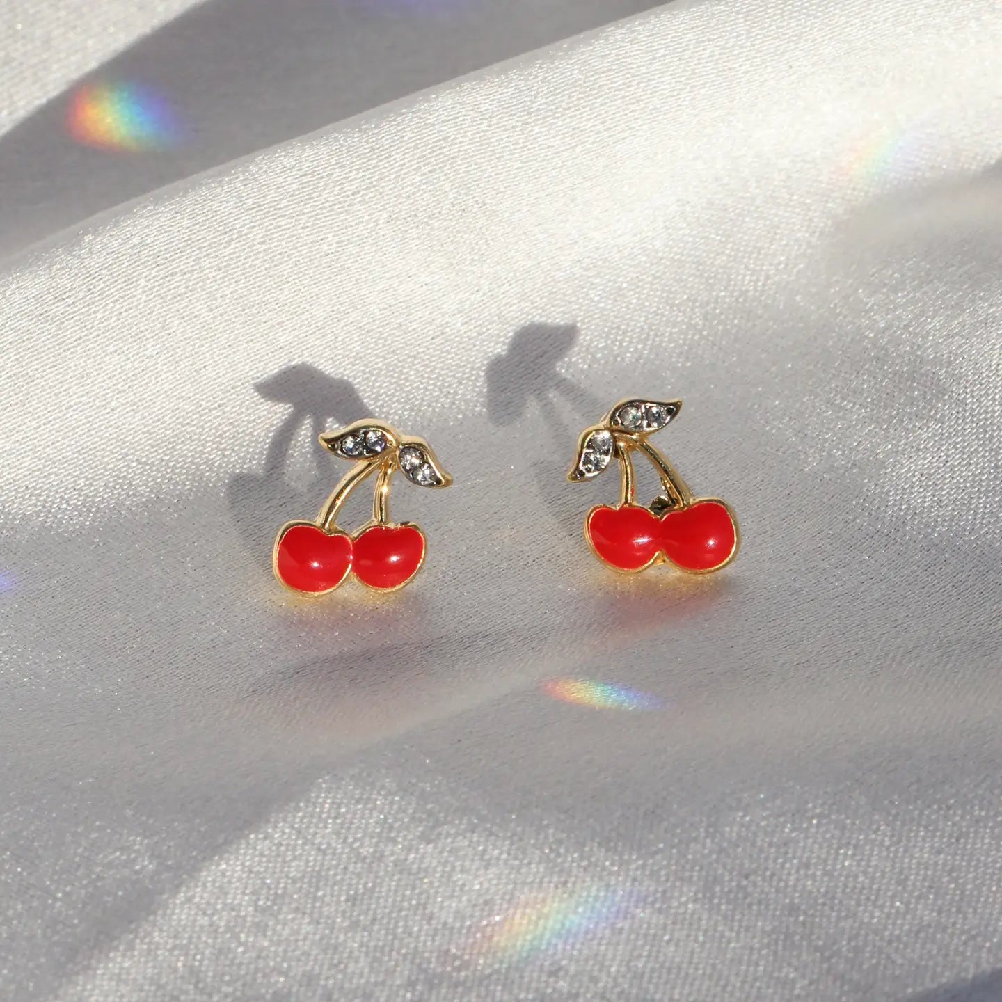 Cherry Stud Earrings