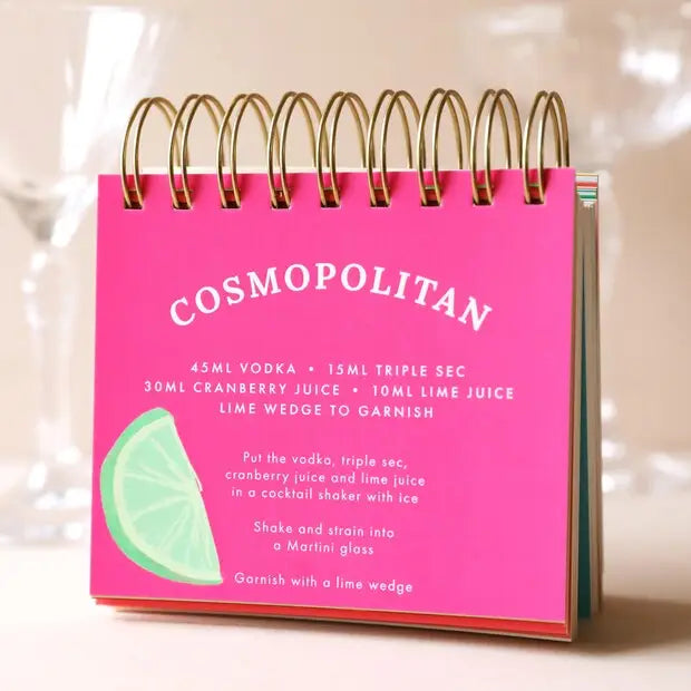 Cocktail Recipe Flip Chart