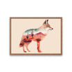 Coyote Desert Scene Art Print