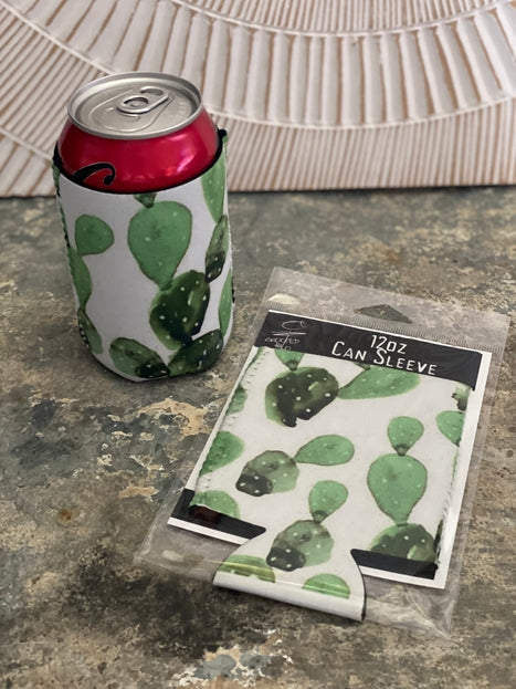 Prickly Pear Cactus Koozie