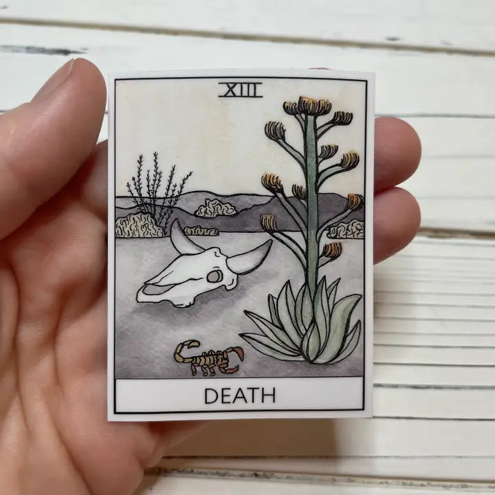 Death Desert Tarot Sticker