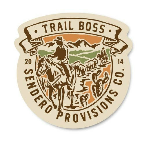 Trail Boss Sticker