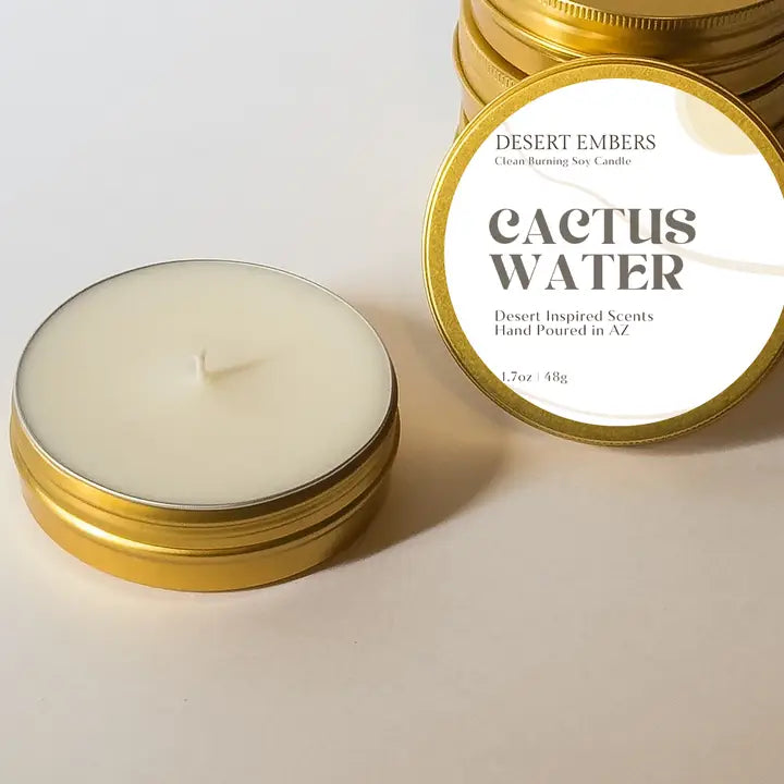 Cactus Water 1.7 oz Mini Travel Candle