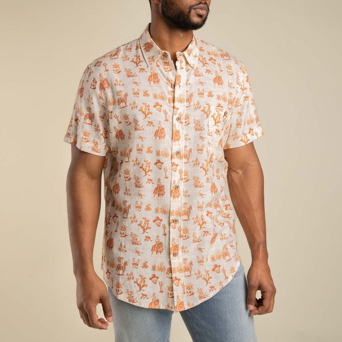 City Slicker Button Up Short Sleeve - Muertos