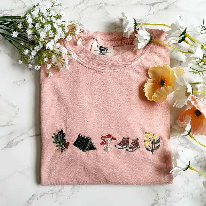 Embroidered Outdoorsy Tee