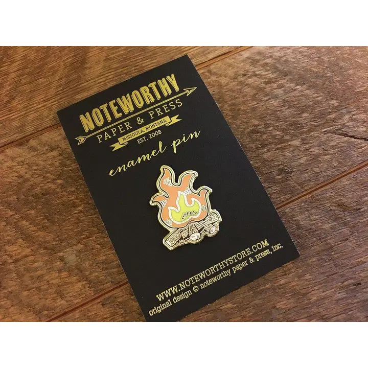 Campfire Enamel Pin