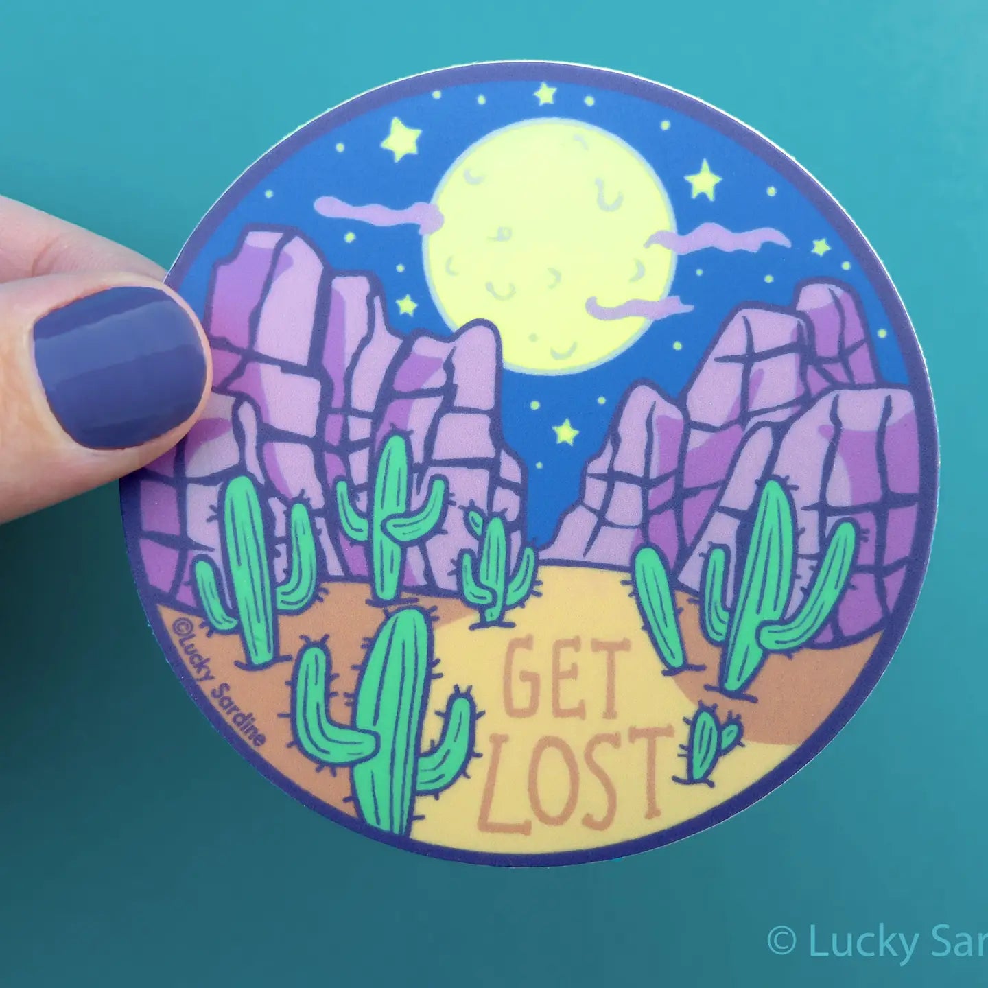 Get Lost Sticker