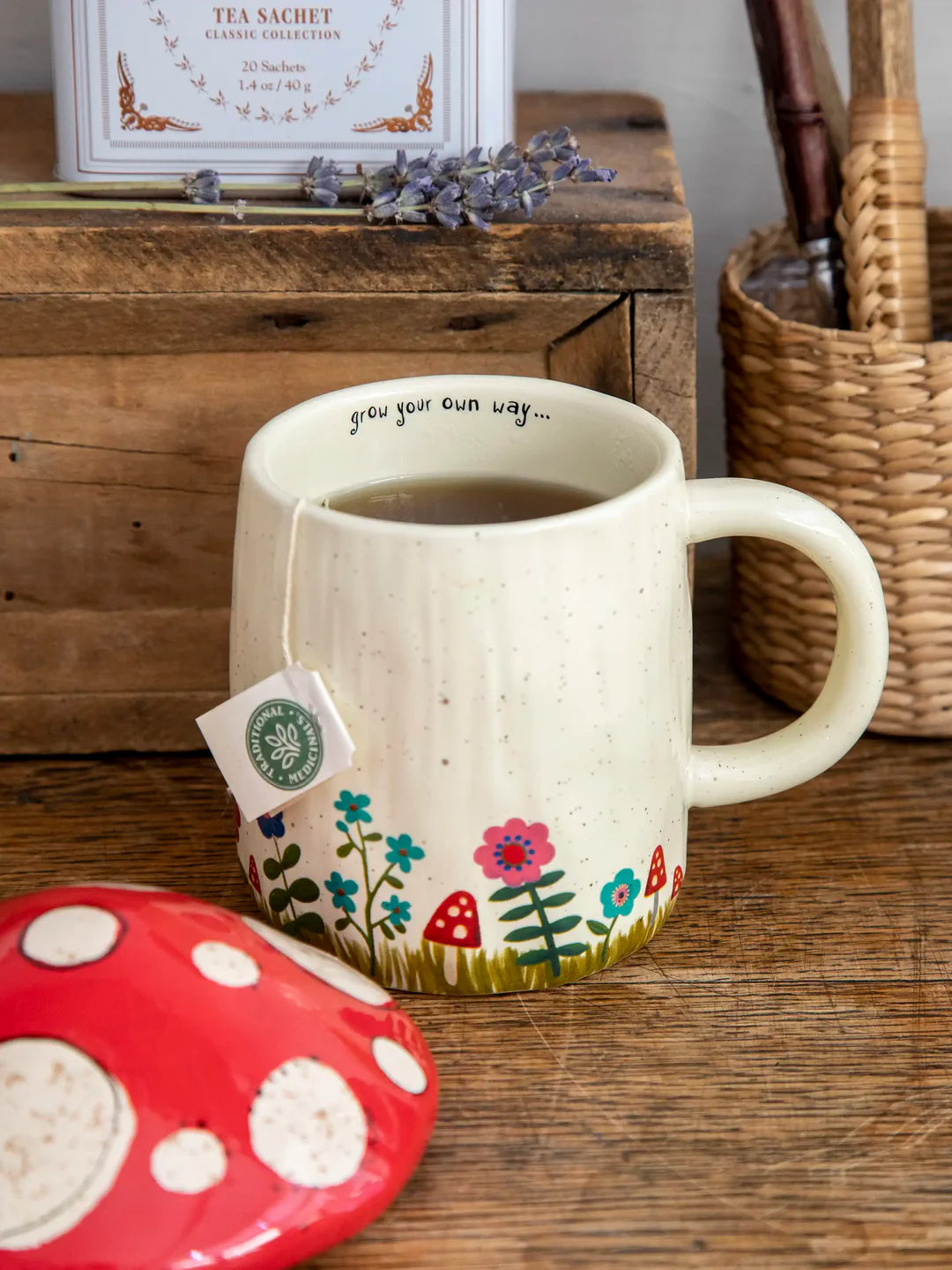 Mushroom Lidded Mug