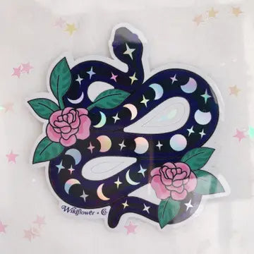 Serpent Holographic Sticker