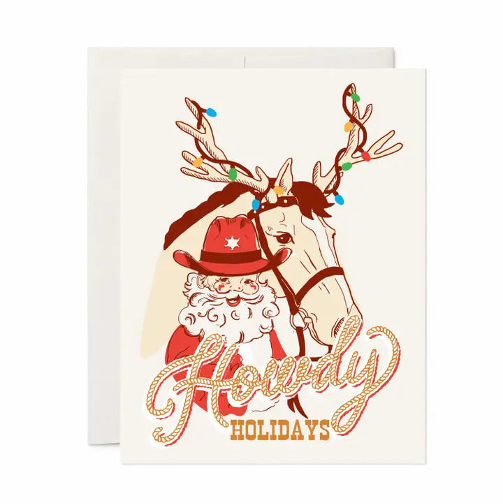 Howdy Holidays Card