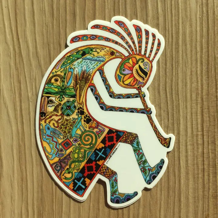 Mosaic Kokopelli Sticker