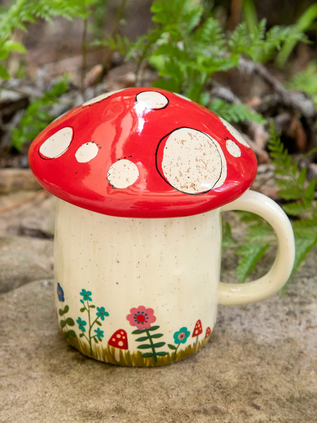 Mushroom Lidded Mug