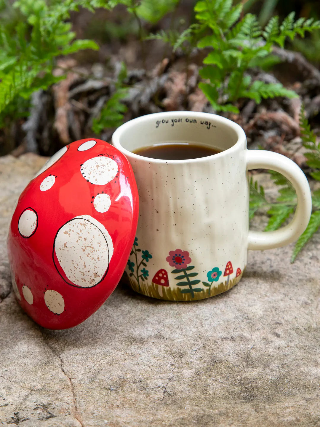 Mushroom Lidded Mug