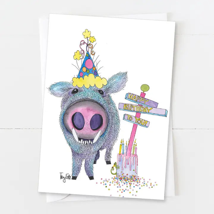 Party Javelina Birthday Card