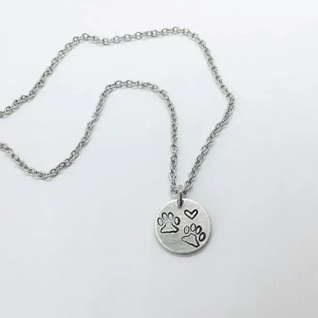 Paw Print Necklace