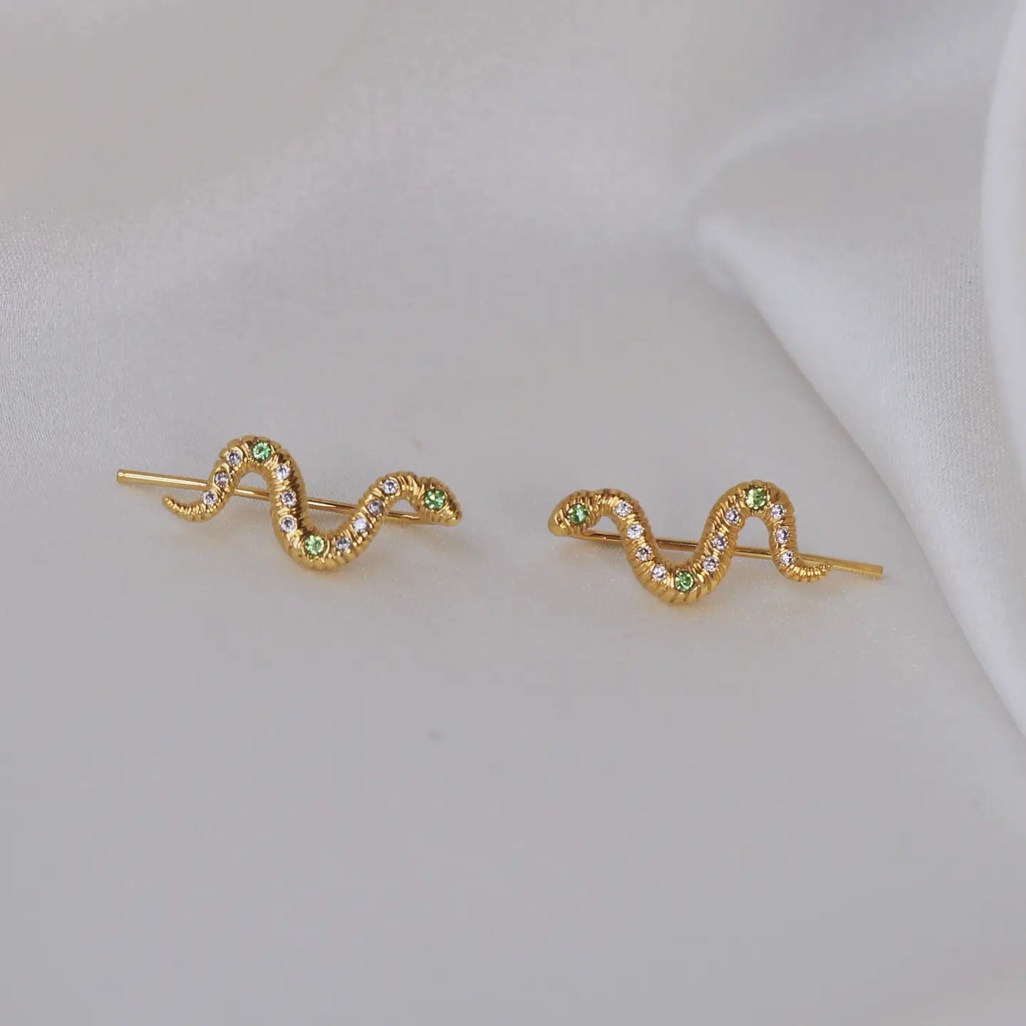 Snake Crawler Earrings