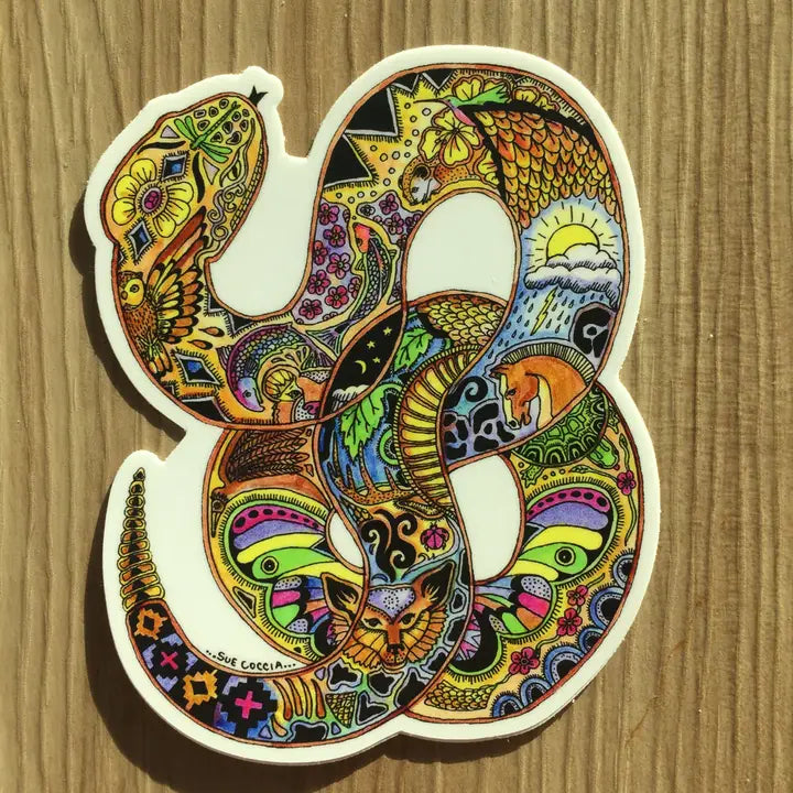 Mosaic Snake Sticker