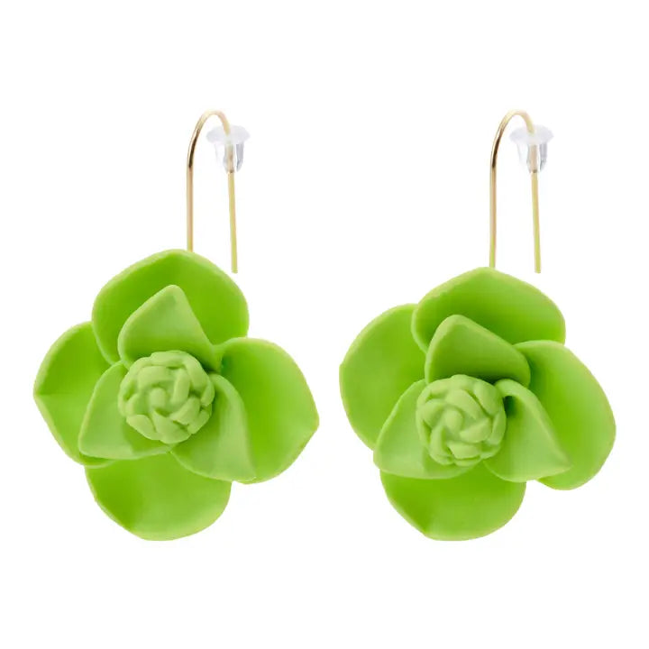 Succulent Drop Earrings