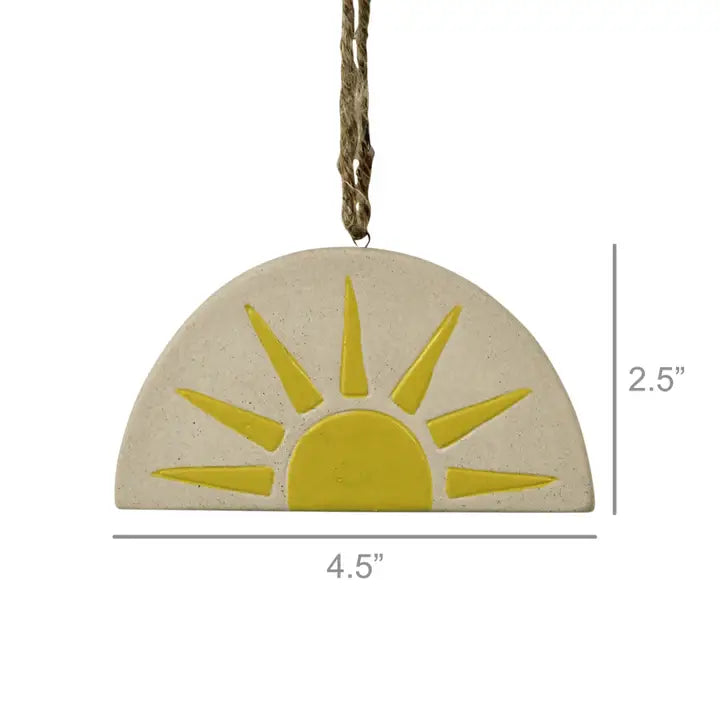 Ceramic Hanging Sun