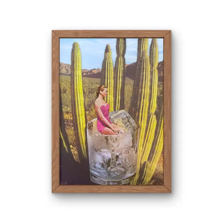 A Drink in the Desert Art Print