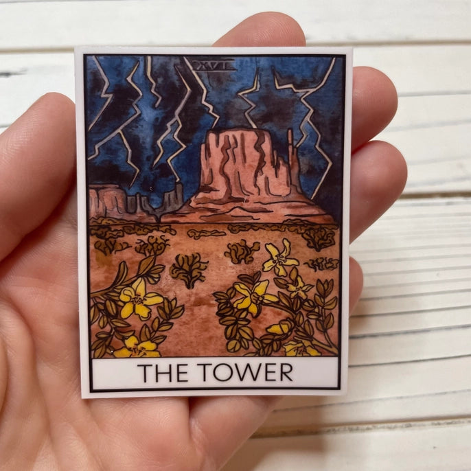 The Tower Desert Tarot