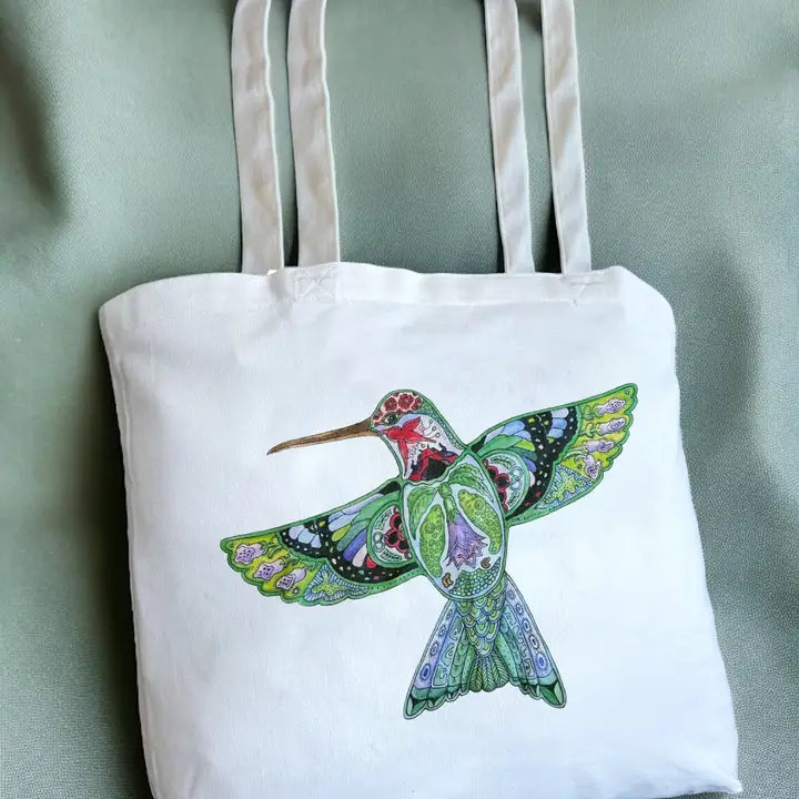 Mosaic Hummingbird Tote