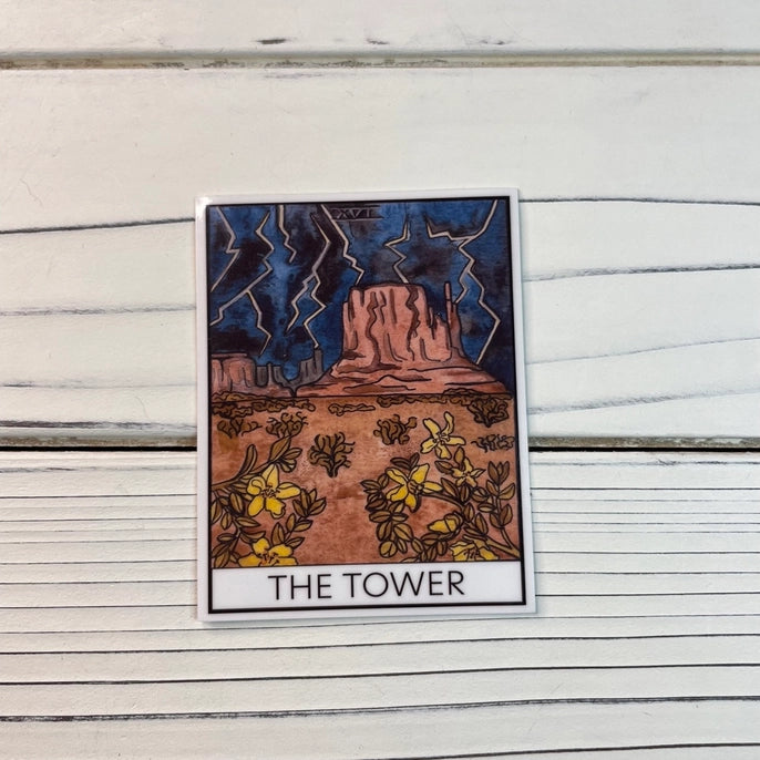 The Tower Desert Tarot