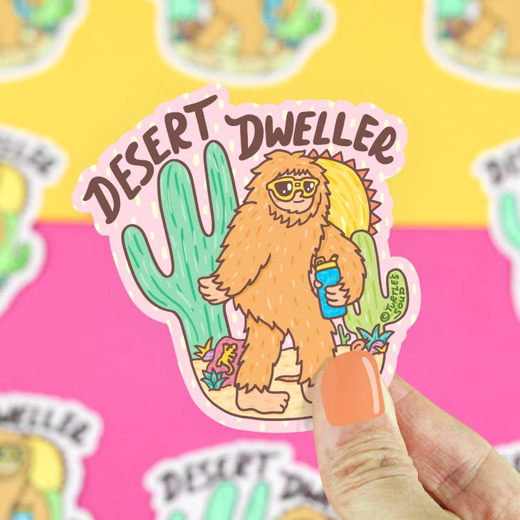 Desert Dweller Bigfoot Sticker